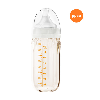 新生ガラスPPSUの赤ん坊の供給びん240mLポリ塩化ビニール自由な食品等級
